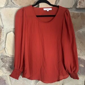 Loft Women's Orange Top